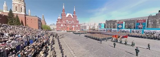 2015 Moscow Victory Day Parade - AirPano.com • 360 Degree Aerial Panorama • 3D Virtual Tours Around the World