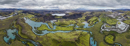 Highlands of Iceland, Langisjor and Veidivotn - AirPano.com • 360 Degree Aerial Panorama • 3D Virtual Tours Around the World