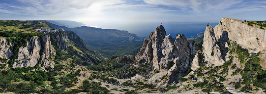 Ai-Petri in Crimea, Russia - AirPano.com • 360 Degree Aerial Panorama • 3D Virtual Tours Around the World