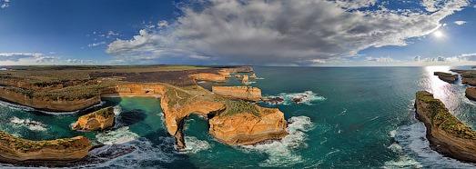 The Twelve Apostles, Australia • AirPano.com • 360 Degree Aerial Panorama • 3D Virtual Tours Around the World