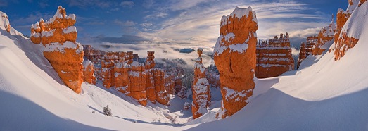 Bryce Canyon in Winter, Utah, USA - AirPano.com • 360 Degree Aerial Panorama • 3D Virtual Tours Around the World