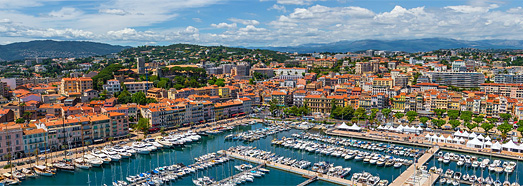 Cannes, French Riviera, France - AirPano.com • 360 Degree Aerial Panorama • 3D Virtual Tours Around the World