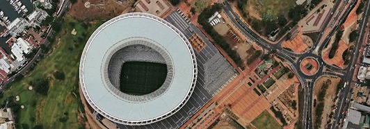 Estadio Green Point, Ciudad del Cabo, Sudáfrica - AirPano.com • Grado Panorama 360 Aerial • 3D Virtual Tours en el Mundo