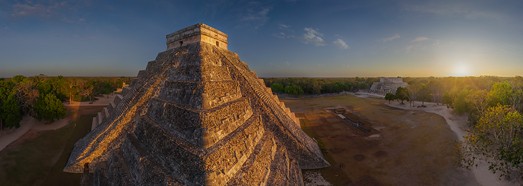 Maya Pyramids, Chichen Itza, Mexico - AirPano.com • 360 Degree Aerial Panorama • 3D Virtual Tours Around the World