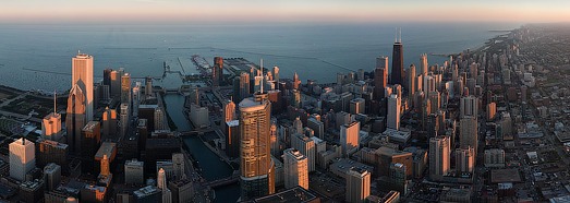 Chicago, Illinois, EE.UU. - AirPano.com • Grado Panorama 360 Aerial • 3D Virtual Tours en el Mundo