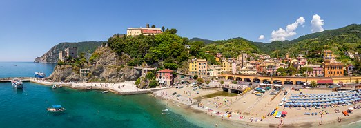 Monterosso, Cinque Terre, Italy - AirPano.com • 360 Degree Aerial Panorama • 3D Virtual Tours Around the World