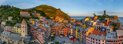 Vernazza, Cinque Terre, Italy - AirPano.com • 360 Degree Aerial Panorama • 3D Virtual Tours Around the World