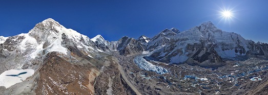 Everest, Himalayas, Nepal, Part I, January 2012 - AirPano.com • 360 Degree Aerial Panorama • 3D Virtual Tours Around the World