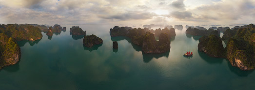 Halong Bay, Vietnam - AirPano.com • 360 Degree Aerial Panorama • 3D Virtual Tours Around the World