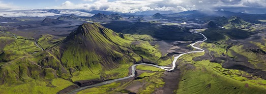 Fjallabak Nature Reserve, Iceland - AirPano.com • 360 Degree Aerial Panorama • 3D Virtual Tours Around the World