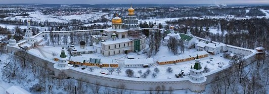 New Jerusalem Monastery, Russia - AirPano.com • 360 Degree Aerial Panorama • 3D Virtual Tours Around the World