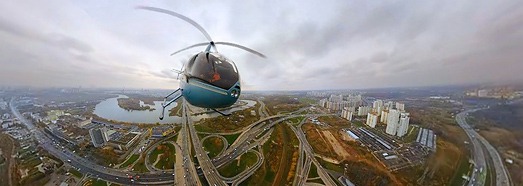 Moscow, Aerial 360 Video testing - AirPano.com • 360 Degree Aerial Panorama • 3D Virtual Tours Around the World