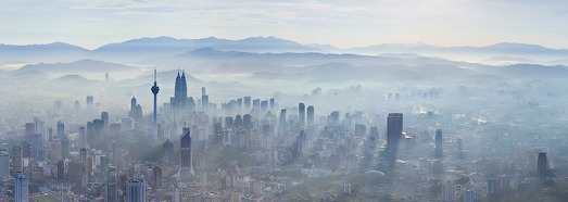 Kuala Lumpur, Malasia. La torre Petronas - AirPano.com • Grado Panorama 360 Aerial • 3D Virtual Tours en el Mundo