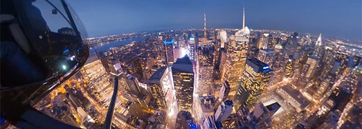 360 video, Manhattan at Night, New York, USA • AirPano.com • 360 Degree Aerial Panorama • 3D Virtual Tours Around the World