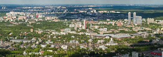 Gigapanorama of Moscow from the Ostankino Tower - AirPano.com • 360 Degree Aerial Panorama • 3D Virtual Tours Around the World