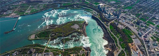 Niagara Falls, USA-Canada • AirPano.com • 360 Degree Aerial Panorama • 3D Virtual Tours Around the World