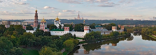 Novodevichy Convent, Moscow - AirPano.com • 360 Degree Aerial Panorama • 3D Virtual Tours Around the World