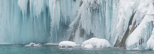 Plitvice Lakes National Park in Winter, Croatia