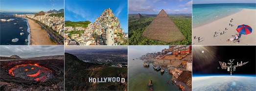 Changes of the planet after a solar eclipse - AirPano.com • 360 Degree Aerial Panorama • 3D Virtual Tours Around the World