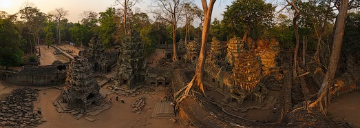 Ta Prohm, Angkor, Camboya - AirPano.com • Grado Panorama 360 Aerial • 3D Virtual Tours en el Mundo