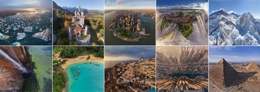 The best panoramas by AirPano. Part 1 - AirPano.com • 360 Degree Aerial Panorama • 3D Virtual Tours Around the World