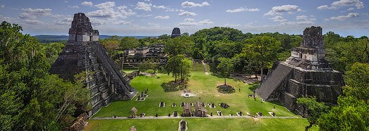 Maya Pyramids, Tikal, Guatemala - AirPano.com • 360 Degree Aerial Panorama • 3D Virtual Tours Around the World