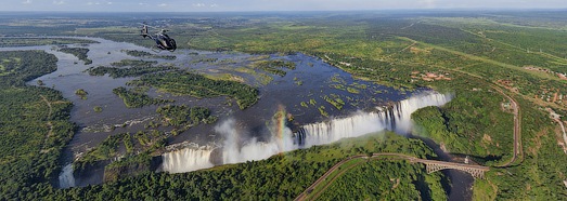 Virtual Tour over Victoria Falls, Zambia - Zimbabwe • AirPano.com • 360 Degree Aerial Panorama • 3D Virtual Tours Around the World