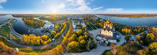 Golden Ring of Russia, Yaroslavl - AirPano.com • 360 Degree Aerial Panorama • 3D Virtual Tours Around the World