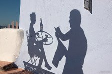Santorini. Shadows