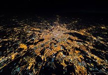 Night flight to stratosphere over the Moscow #7