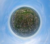 Former German suburban quarter Amalienau. Planet Former German suburban quarter Amalienau. Planet