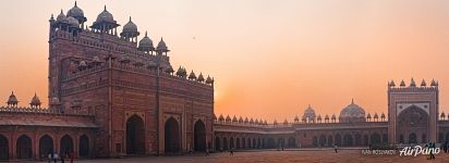Buland Darwaza (Gate of Magnificence) and Jama Masjid Mosque