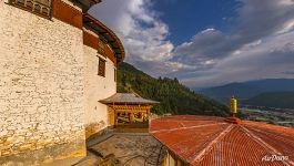 National Museum of Bhutan in the Ta-dzong building