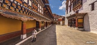 At the territory of the Rinpung Dzong