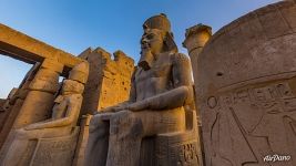 Ramesses II Colossus. Luxor Temple