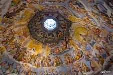 Dome of the Basilica of Saint Mary of the Flower. Florence, Italy. Catholicism