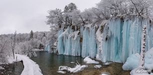 The winter time in the National Park