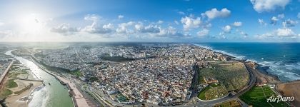 Panorama of Rabat from above