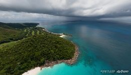 Lovely Anse Georgette and the Lemuria Resort and Golf Club in Praslin