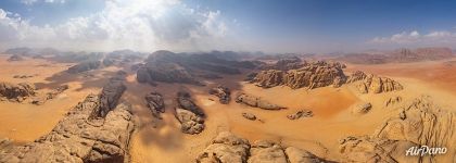 Martian landscapes of Wadi Rum