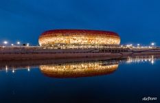 Mordovia Arena at night, Saransk Mordovia Arena at night, Saransk