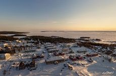 Solovetsky Islands in winter