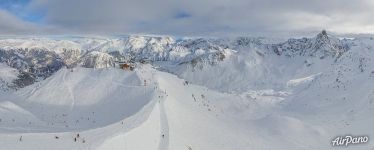 Ski trails of Courchevel