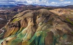 Fjallabak Nature Reserve. Colourful mountains