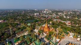 Near the Shwedagon Pagoda