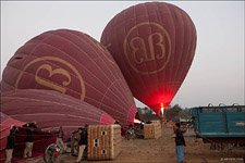 Balloon flight in Bagan #5