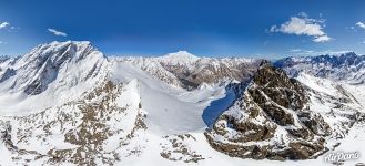 Panoramic view of the Caucasus Mountains and mount Elbrus #16 Panoramic view of the Caucasus Mountains and mount Elbrus #16