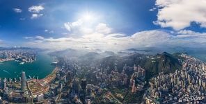 Hong Kong from an altitude of 700 meters Hong Kong from an altitude of 700 meters