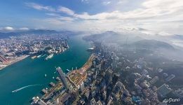 Hong Kong from an altitude of 700 meters Hong Kong from an altitude of 700 meters