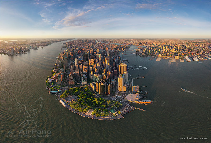 USA, New-York, Manhattan. «Financial District» • AirPano.com • Photo